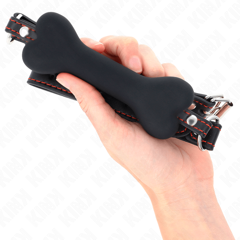 KINK - OSSO PRETO MORDAÇA 12 CM 63 x 2 CM Sexshoptuga 