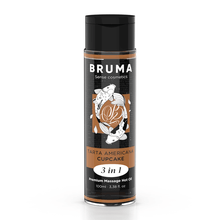 BRUMA - ÓLEO DE MASSAGEM PREMIUM EFEITO CALOR SABOR CUPCAKE 3 EM 1 - 100 ML - Sexshoptuga  Sexshoptuga 