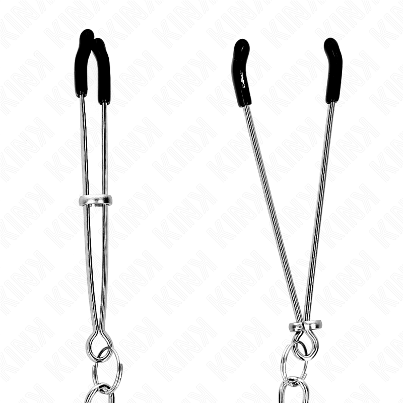 KINK - PINÇAS FINAS COM CORRENTE GROSSA 30 CM Sexshoptuga 