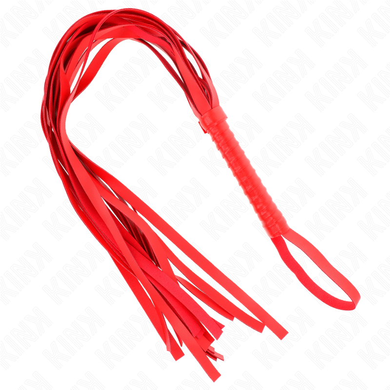 KINK - CHICOTE CABO CURTO VERMELHO 70 CM Sexshoptuga 