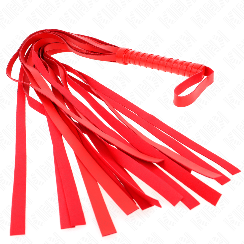 KINK - CHICOTE CABO CURTO VERMELHO 70 CM Sexshoptuga 