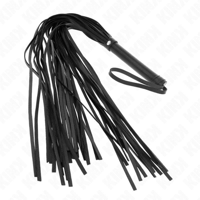 KINK - CHICOTE DE PVC MACIO PRETO 70 CM Sexshoptuga 