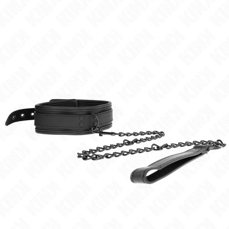 KINK - COLAR DE NEOPRENE BONDAGE MODELO 1 COM CINTO 78 CM AJUSTÁVEL 37,5 X 49,5 CM Sexshoptuga 