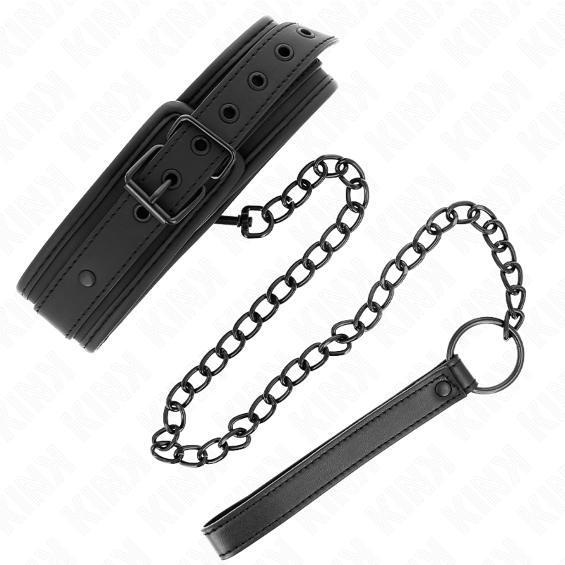 KINK - COLAR DE NEOPRENE BONDAGE MODELO 1 COM CINTO 78 CM AJUSTÁVEL 37,5 X 49,5 CM Sexshoptuga 