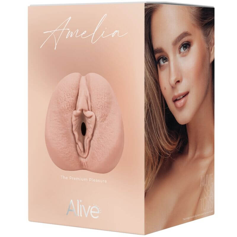 ALIVE - FLEX MASTURBADOR MASCULINO VAGINAL TAMANHO M Sexshoptuga 