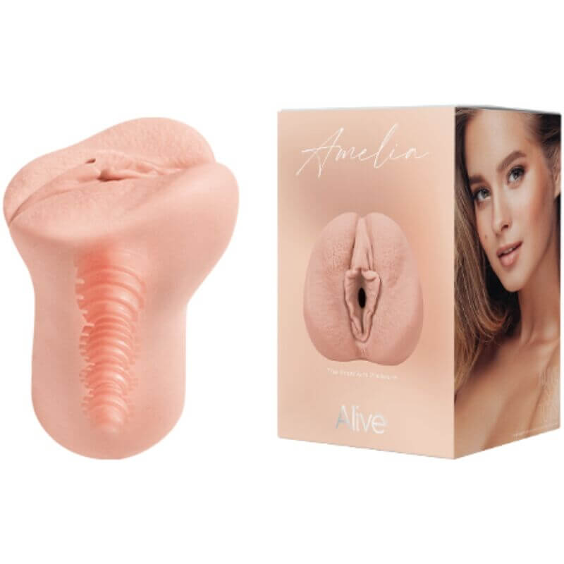 ALIVE - FLEX MASTURBADOR MASCULINO VAGINAL TAMANHO M Sexshoptuga 