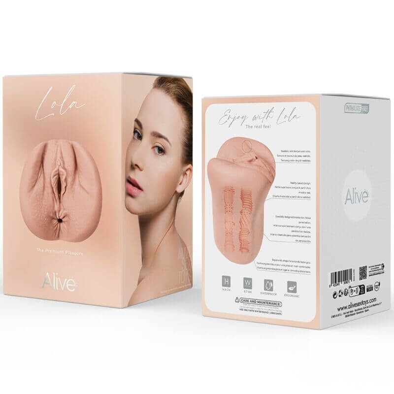 ALIVE - FLEX MASTURBADOR MASCULINO VAGINAL TAMANHO M Sexshoptuga 