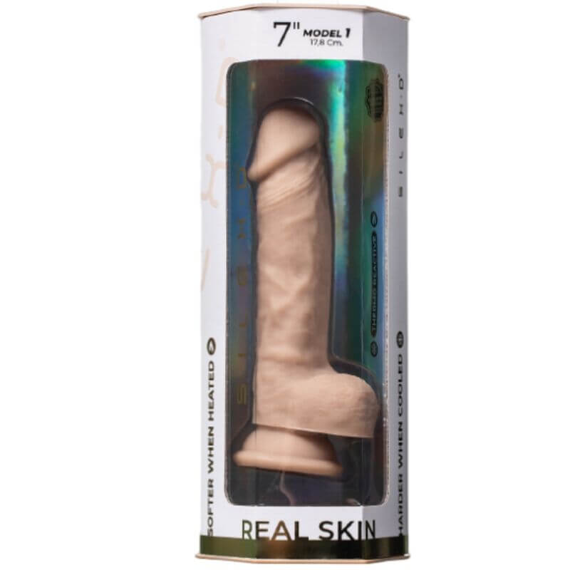 SILEXD - MODELO 1 PÊNIS REALÍSTICO PREMIUM SILEXPAN SILICONE 21.5 CM Sexshoptuga 