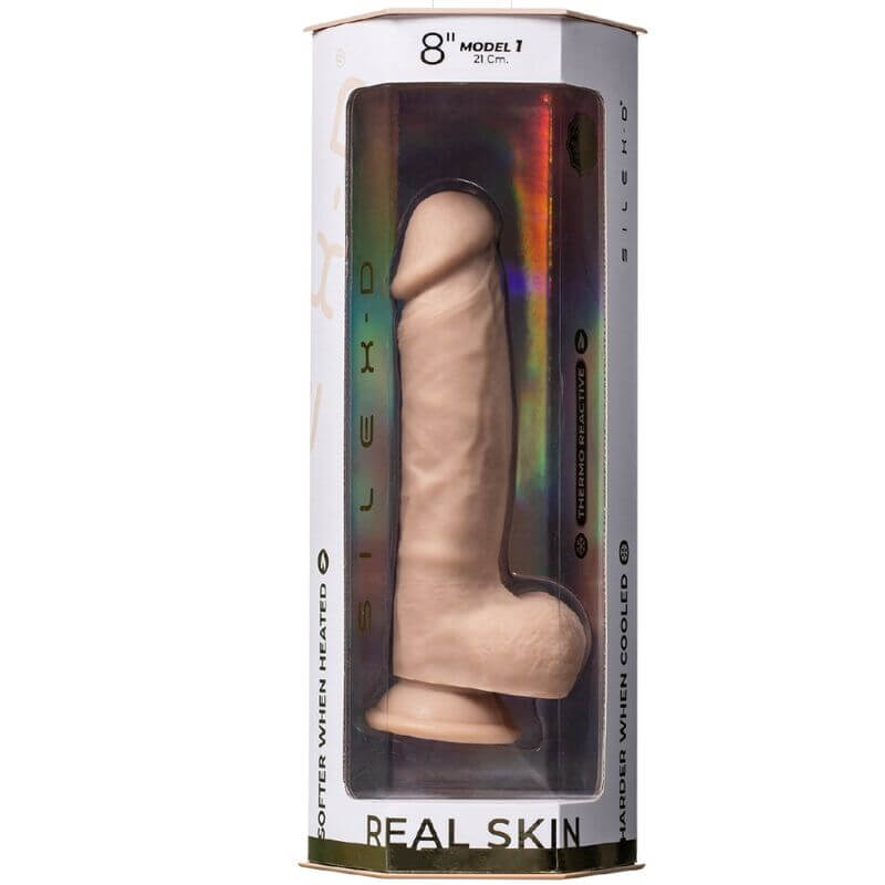 SILEXD - MODELO 1 PÊNIS REALÍSTICO PREMIUM SILEXPAN SILICONE 21.5 CM Sexshoptuga 