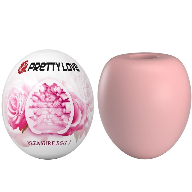 PRETTY LOVE - MASTURBADOR MASCULINO ROSA OVO Sexshoptuga 