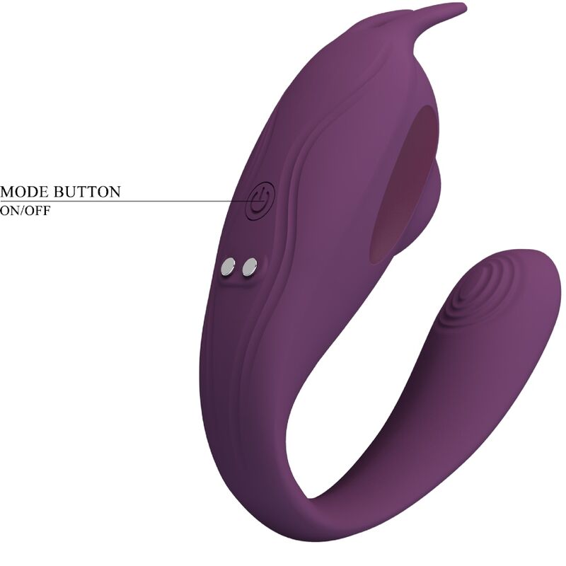 PRETTY LOVE - ESTIMULADOR E VIBRADOR SHEY APLICATIVO GRATUITO LONGA DISTÂNCIA ROXO Sexshoptuga 