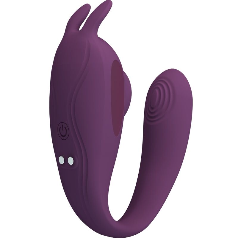 PRETTY LOVE - ESTIMULADOR E VIBRADOR SHEY APLICATIVO GRATUITO LONGA DISTÂNCIA ROXO Sexshoptuga 