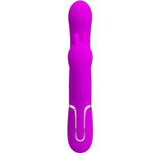 PRETTY LOVE - CAMMY VIBRADOR TRIPLO MULTIFUNCIONAL 4 EM 1 ROSA - Sexshoptuga  Sexshoptuga 