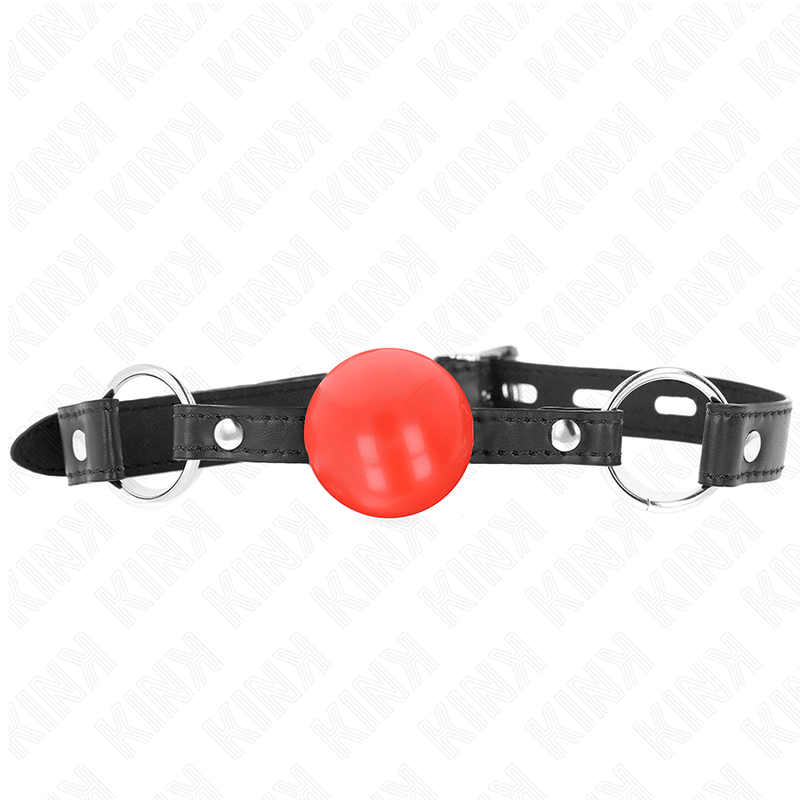 KINK - BOLA TPE VERMELHA MORDAÇA 4 CM 60 x 2 CM Sexshoptuga 