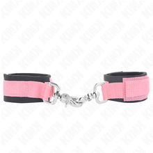 KINK - PINK ADJUSTABLE NEOPRENE CUFF WRISTBANDS ADJUSTABLE 22-34 CM Sexshoptuga 