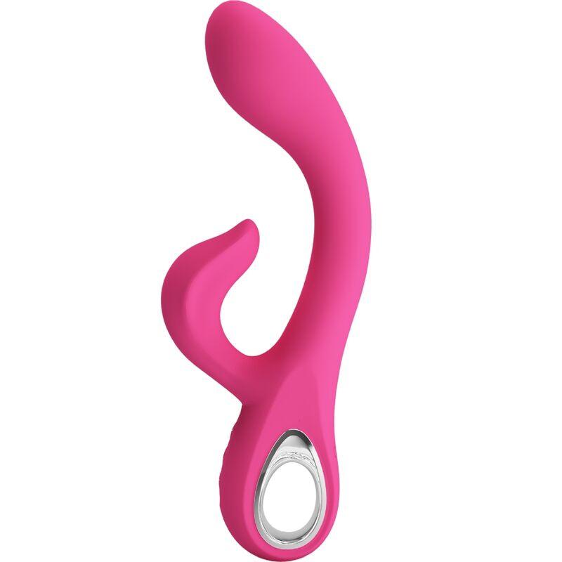 PRETTY LOVE - FRITZ RABBIT VIBRADOR 12 VIBRAÇÕES ROSA - Sexshoptuga 