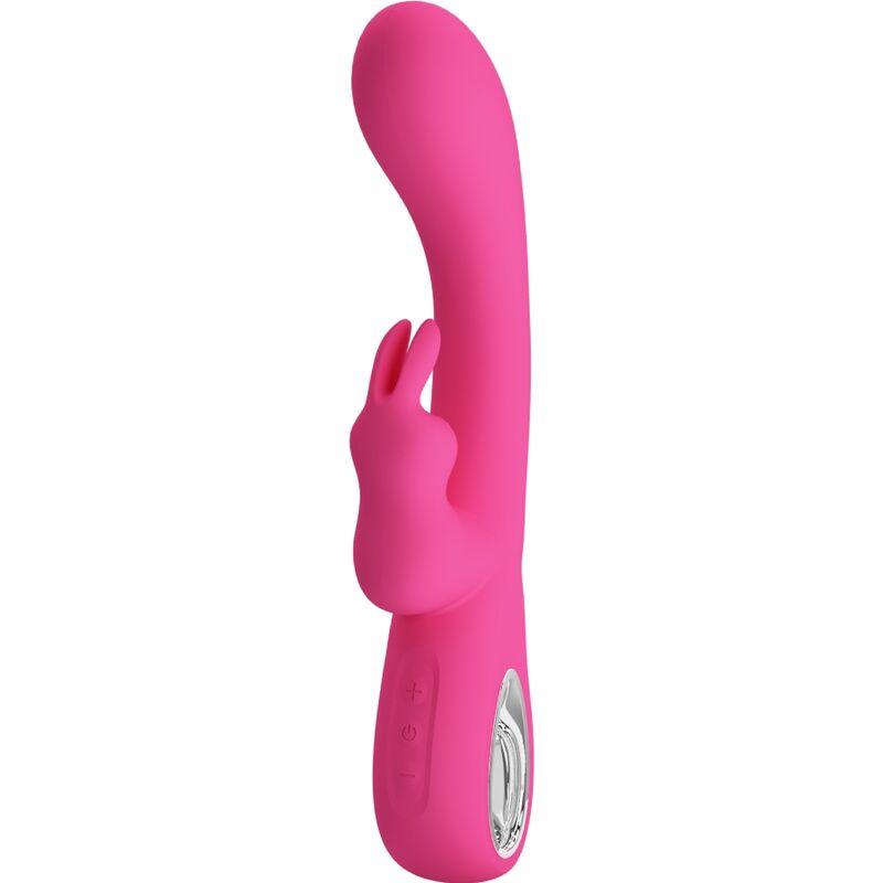 PRETTY LOVE - NOVAK RABBIT VIBRADOR 12 VIBRAÇÕES ROSA - Sexshoptuga 