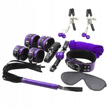 SECRETPLAY - BDSM SET 8PCS PURBLE / BLACK. - Sexshoptuga 