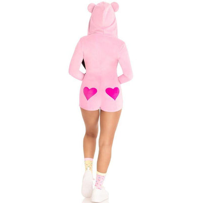 LEG AVENUE - BODY URSO DE VELUDO ROSA S - Sexshoptuga 