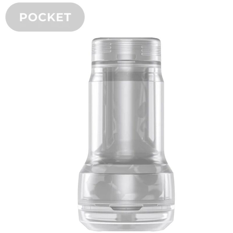 KIIROO - FEEL POCKET STROKER CRYSTAL POR KIIROO TRANSPARENTE