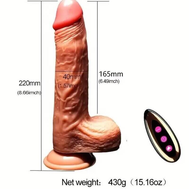 ARMONY - VIBRADOR REALISTA VIBRANTE RECARREGÁVEL - Sexshoptuga 