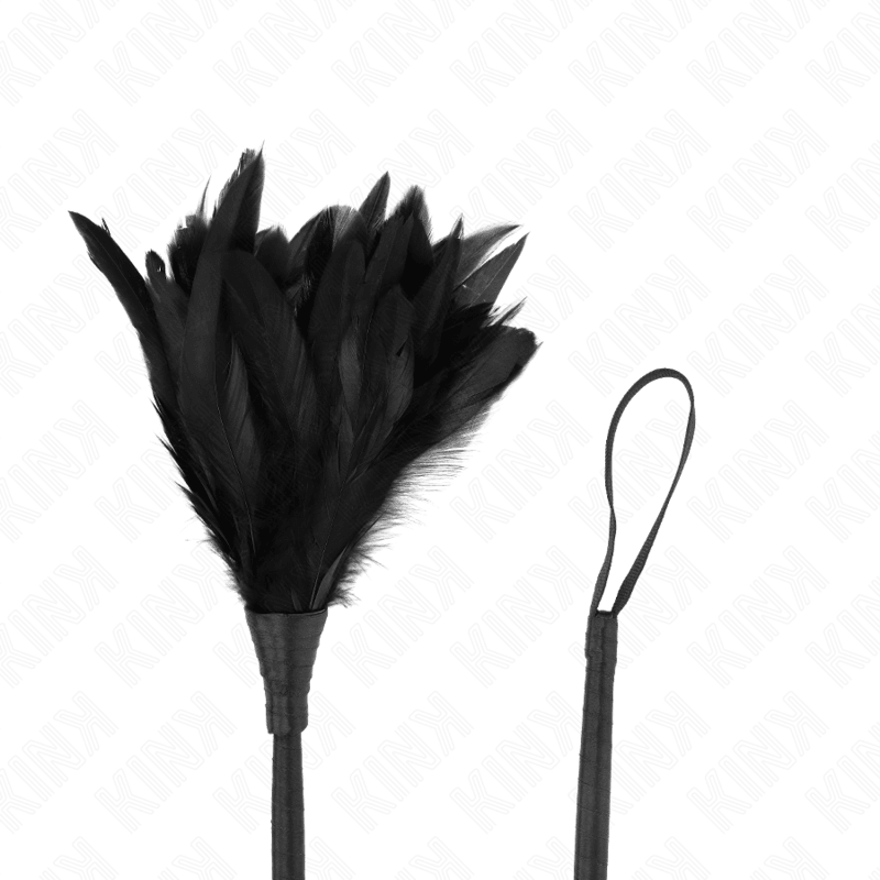 KINK - PENAS DE FRANGO EM FORMA DE CHIFRE BLACK MAIDS 36 CM - Sexshoptuga 