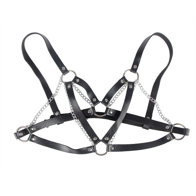 SUBBLIME - 953713 PUNK BONDAGE CINTO FIVELA DE METAL PRETO TAMANHO ÚNICO Sexshoptuga 