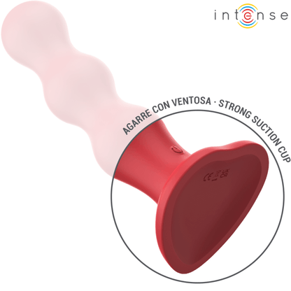 INTENSE - CODY VIBRADOR COM VENTOSA VERMELHO CONTROLE REMOTO - Sexshoptuga 