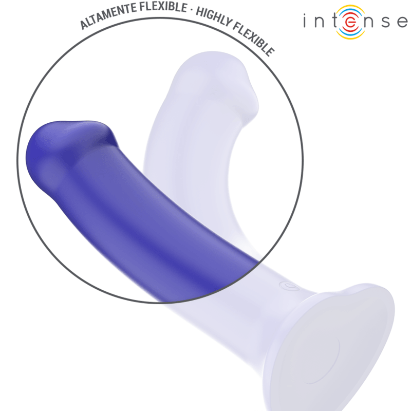 INTENSE - VICTORIA VIBRADOR COM VENTOSA 10 VIBRAÇÕES AZUL ESCURO CONTROLE REMOTO - Sexshoptuga 