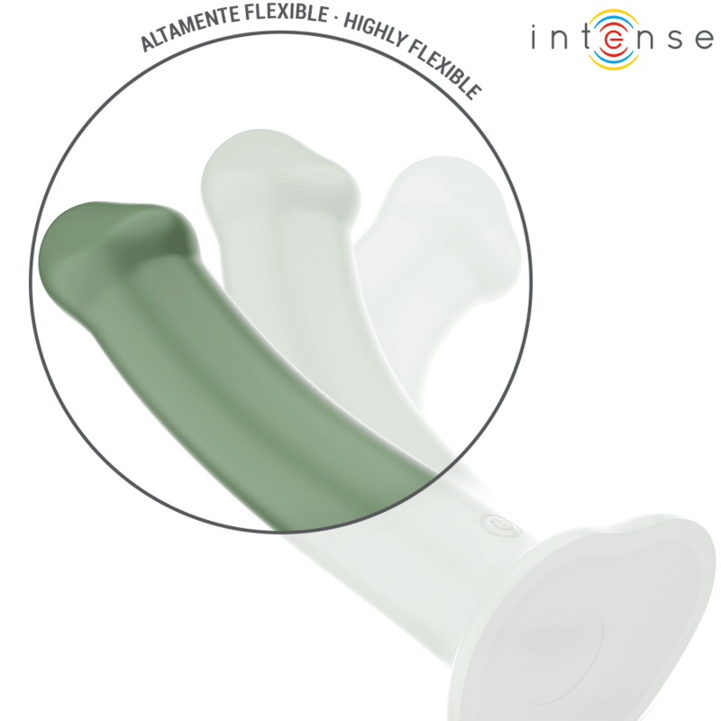 INTENSE - BECCA VIBRADOR COM VENTOSA 10 VIBRAÇÕES VERDE CONTROLE REMOTO - Sexshoptuga 