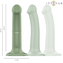 INTENSE - BECCA VIBRADOR COM VENTOSA 10 VIBRAÇÕES VERDE CONTROLE REMOTO - Sexshoptuga  Sexshoptuga 