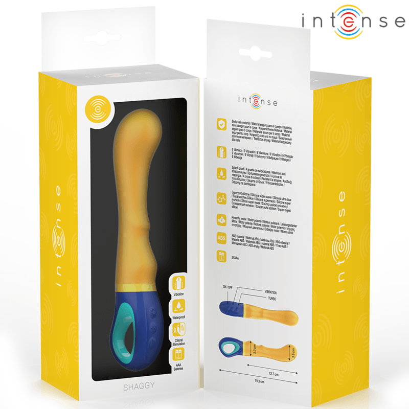 VIBRADOR INTENSO - SHAGGY AMARELO G-SPOT - Sexshoptuga 