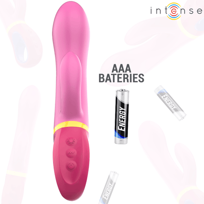 INTENSO - VIBRADOR DE COELHO ROSA DAPHNE - Sexshoptuga 