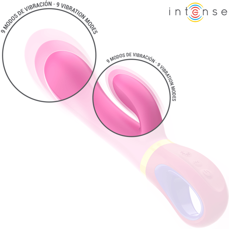 INTENSO - VIBRADOR DE COELHO ROSA DAPHNE - Sexshoptuga 