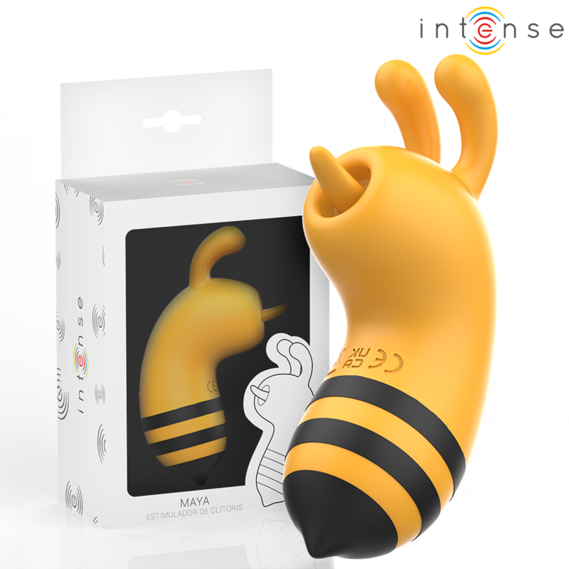 INTENSE - MAYA ESTIMULADOR BEE AMARELO/PRETO Sexshoptuga 