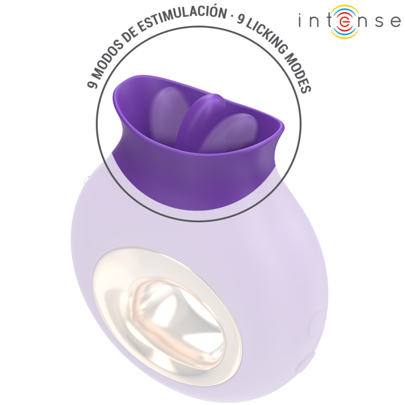 INTENSE - ESTIMULADOR DE CLITÓRIS TULI 9 VIBRAÇÕES E 9 OSCILAÇÕES ROXO Sexshoptuga 