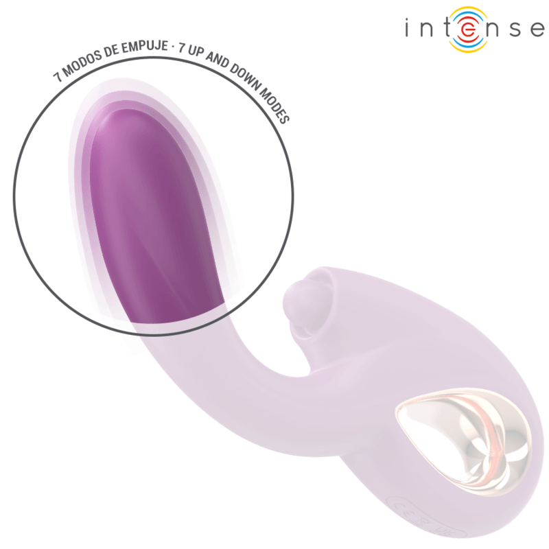 INTENSE - LALI MULTIFUNCIONAL VIBRADOR G-SPOT TAPPING & THRUST & VIBRATION ROXO - Sexshoptuga 