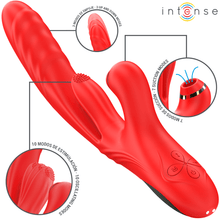 INTENSE - KAROL MULTIFUNÇÃO VIBRADOR IMPULSO & ESTIMULAÇÃO & SUCÇÃO VERMELHO - Sexshoptuga  Sexshoptuga 