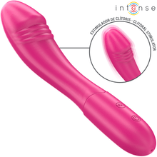 INTENSE - BELINDA VIBRADOR 19 CM FLEXÍVEL 10 VIBRAÇÕES ROSA - Sexshoptuga  Sexshoptuga 