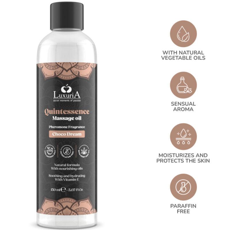 INTIMATELINE LUXURIA - ÓLEO DE MASSAGEM CHOCOLATE 150 ML - Sexshoptuga 