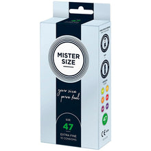 MISTER SIZE - PRESERVATIVOS TAMANHO XS 47 MM (10 UNIDADES) Sexshoptuga 