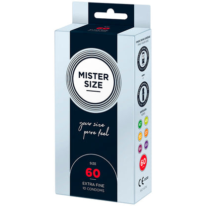 MISTER SIZE - PRESERVATIVO TAMANHO XL 60 MM (10 UNIDADES)