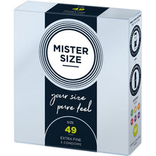 MISTER SIZE - PRESERVATIVO TAMANHO S 49 MM (3 UNIDADES) - Sexshoptuga  Sexshoptuga 