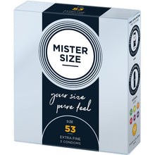 MISTER SIZE - PRESERVATIVO TAMANHO M 53 MM (3 UNIDADES) Sexshoptuga 