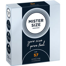 MISTER SIZE - PRESERVATIVO TAMANHO L 57 MM (3 UNIDADES) Sexshoptuga 