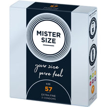 MISTER SIZE - PRESERVATIVO TAMANHO L 57 MM (3 UNIDADES) Sexshoptuga 