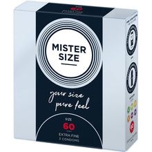 MISTER SIZE - PRESERVATIVO TAMANHO XL 60 MM (3 UNIDADES)