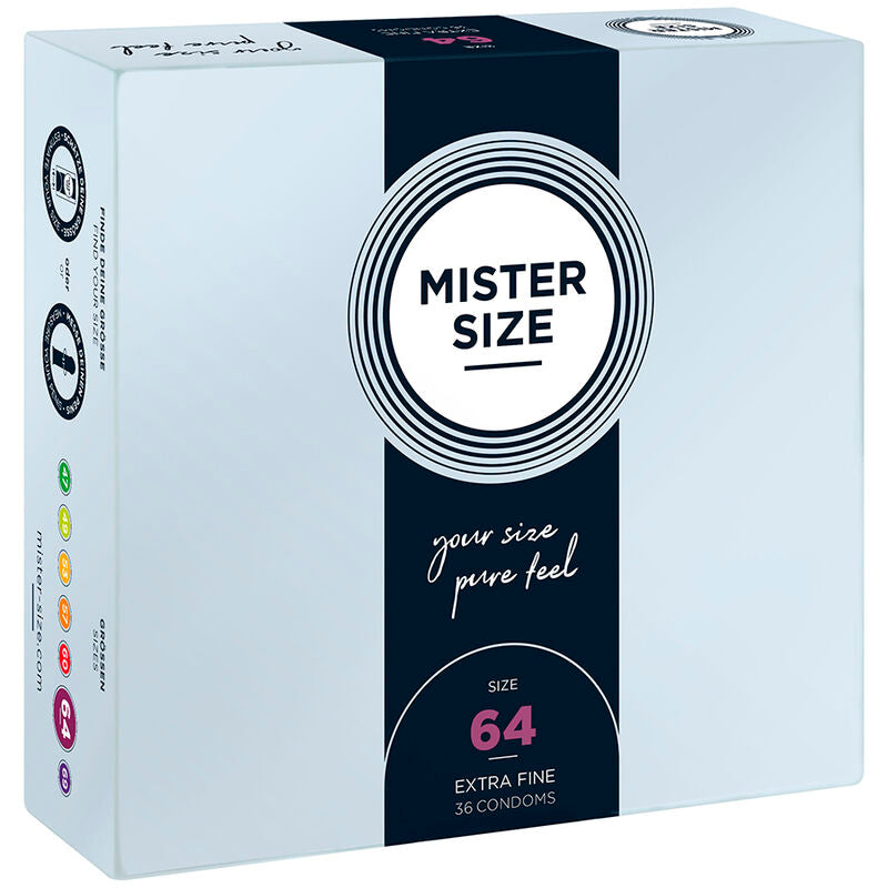 MISTER SIZE - CONDOMS SIZE XXL 64 MM (36 UNITS)