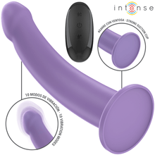 INTENSE - EDDIE VIBRADOR 17,5 CM 10 VIBRAÇÕES ROXO CONTROLE REMOTO - Sexshoptuga  Sexshoptuga 