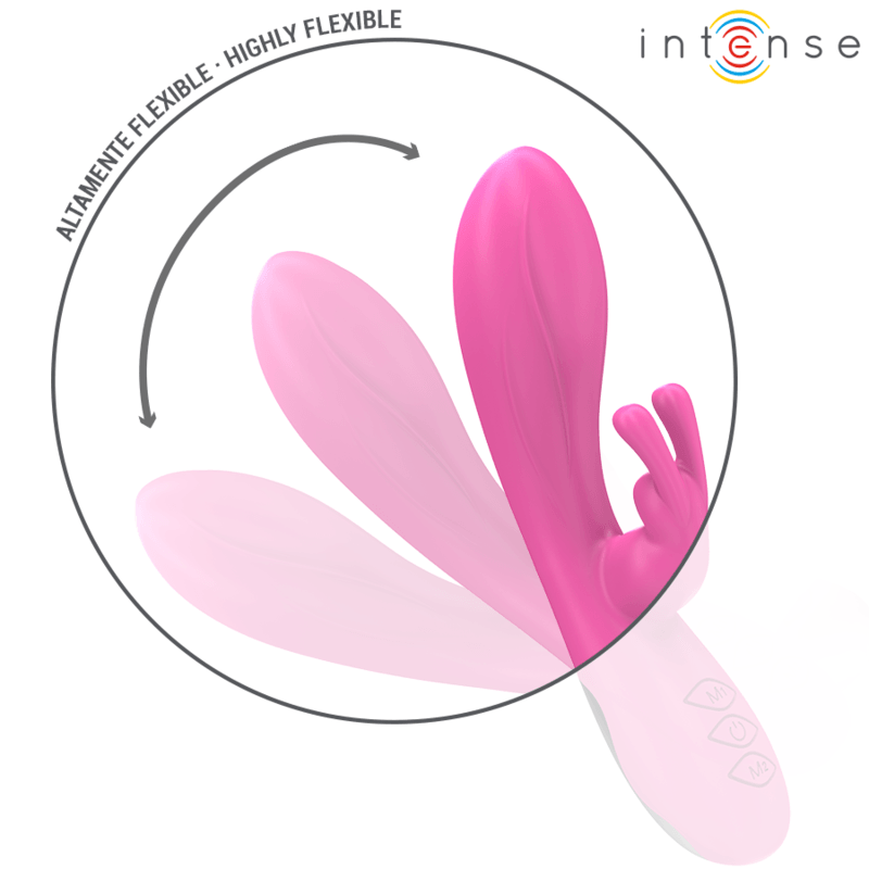 INTENSE - RANDALL RABBIT VIBRADOR 10 VIBRAÇÕES ROSA - Sexshoptuga 